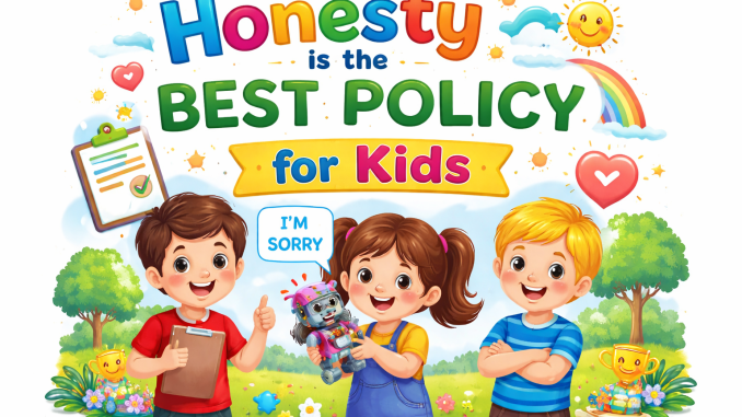 A clean visual illustrating honesty and integrity as guiding principles in life and work.